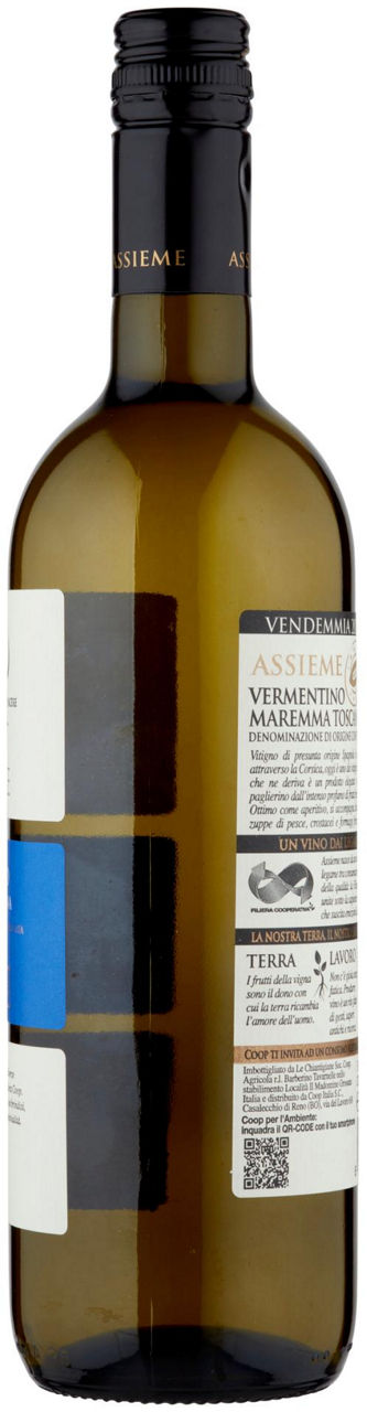 MAREMMA TOSCANA DOC VERMENTINO ASSIEME COOP ML 750 - Immagine 31