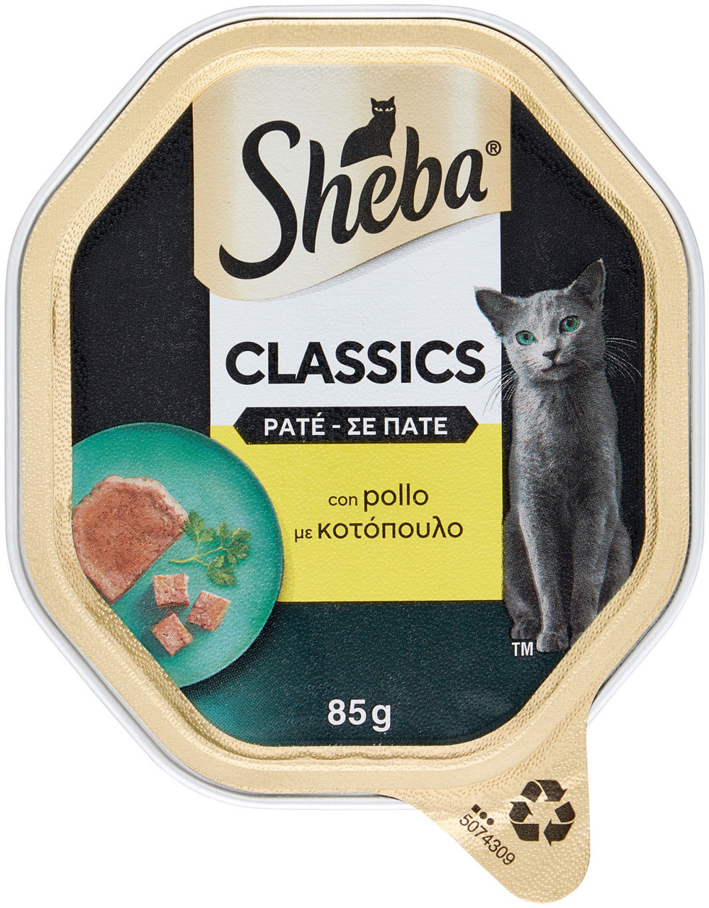 Umido gatto paté con pollo 85 gr