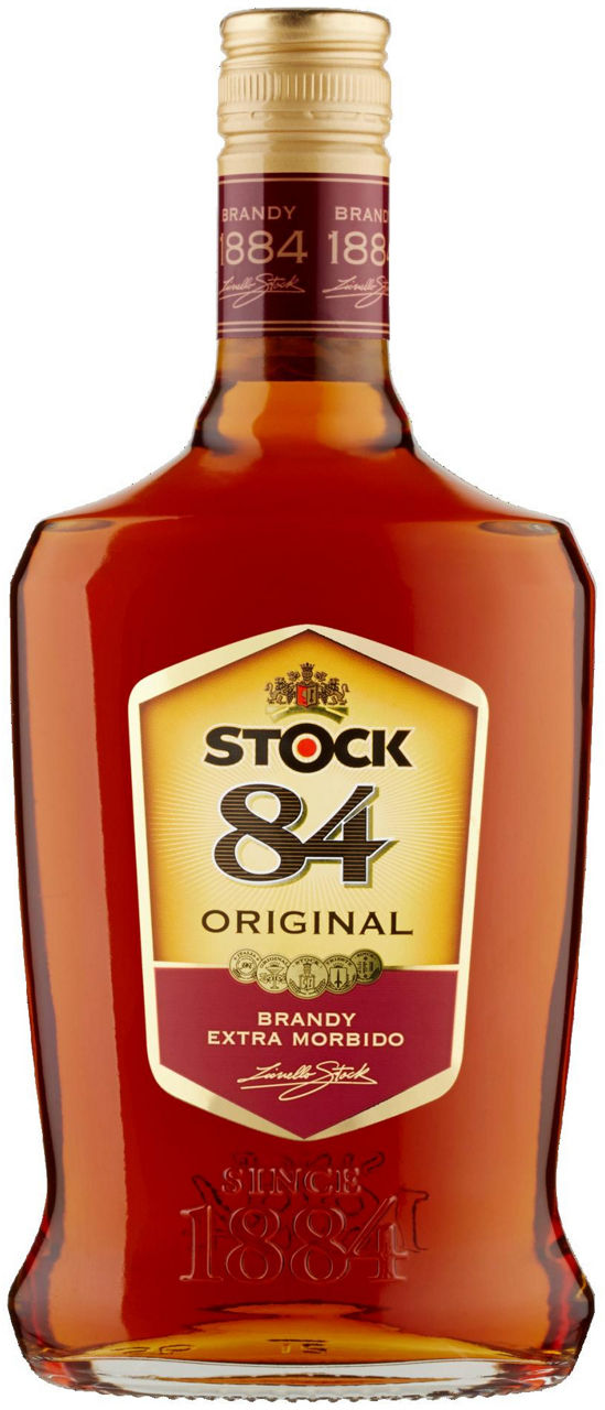 Brandy stock 84 original 36 gradi bottiglia  ml.700