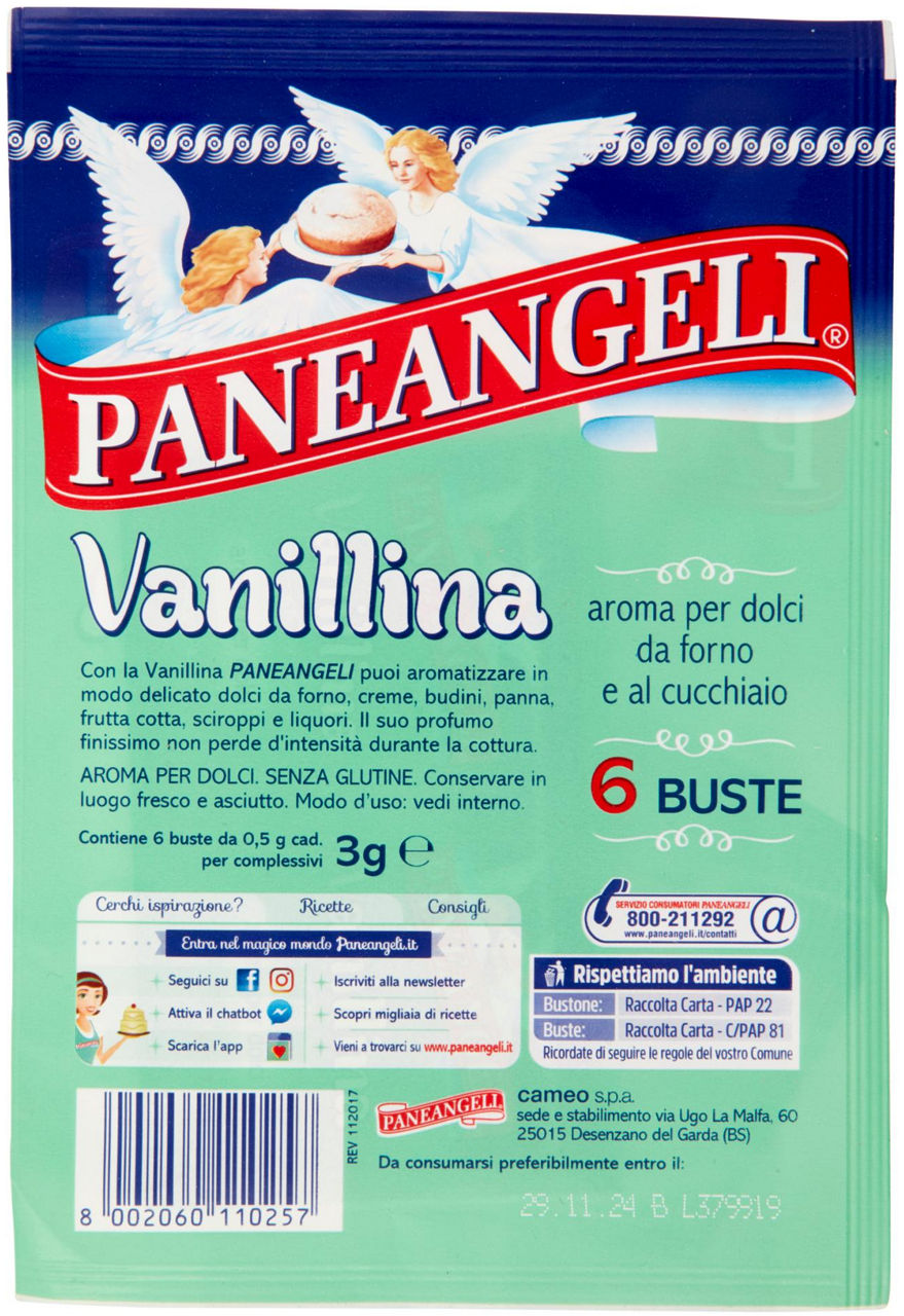 VANILLINA PANEANGELI X 6 BS. GR.3 - 2