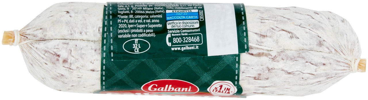 SALAME GALBANETTO TRADIZIONALE GALBANI PREZZATO SF. 180 G CA - 4
