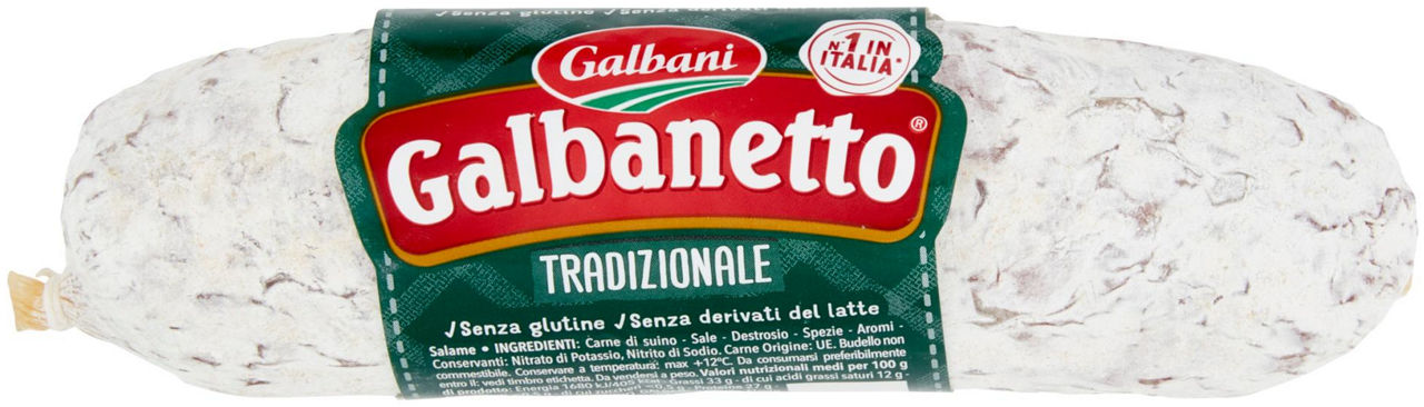 SALAME GALBANETTO TRADIZIONALE GALBANI PREZZATO SF. 180 G CA - 5