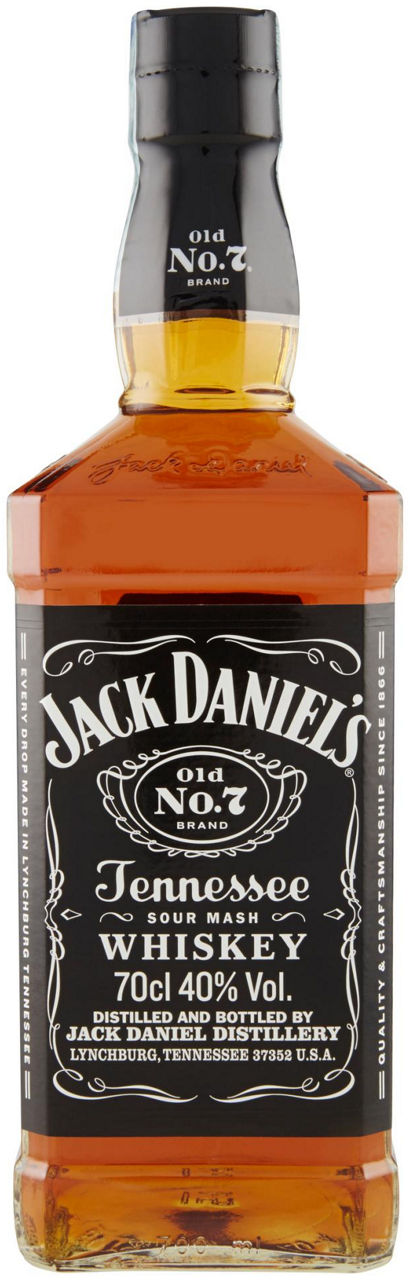 Whiskey jack daniel's 40 gradi bottiglia ml.700