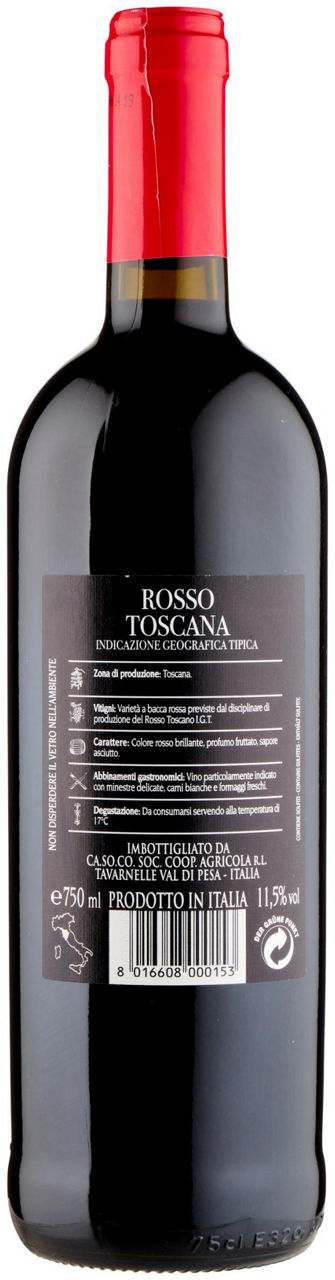 ROSSO TOSCANO IGT CORTEBALDI ML.750 - 2