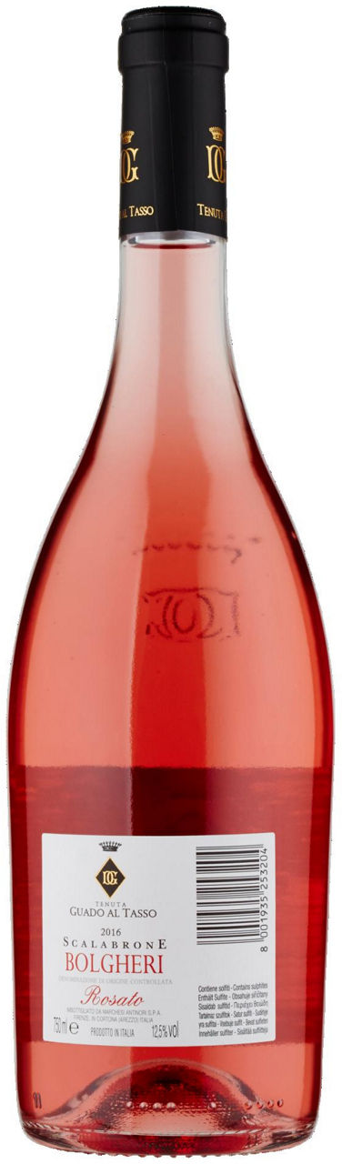 SCALABRONE BOLGHERI ROSATO DOC TENUTA GUADO AL TASSO ML 750 - Immagine 21