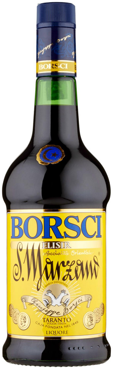 Amaro elisir s.marzano borsci 38 gradi bottiglia ml.700