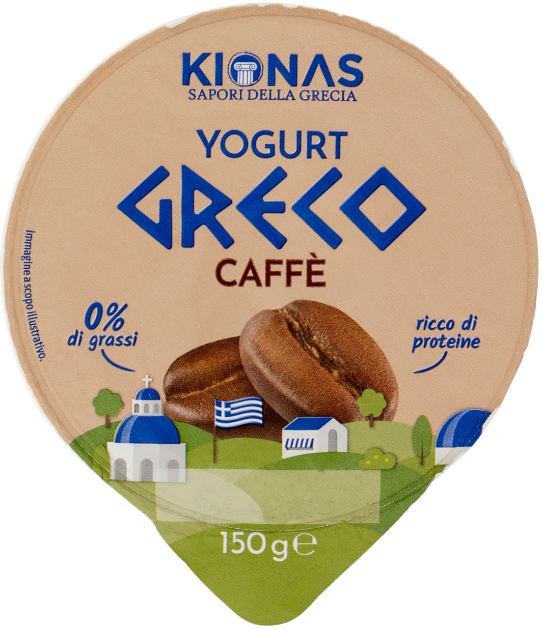 Yogurt greco al caffe 0% kionas g150