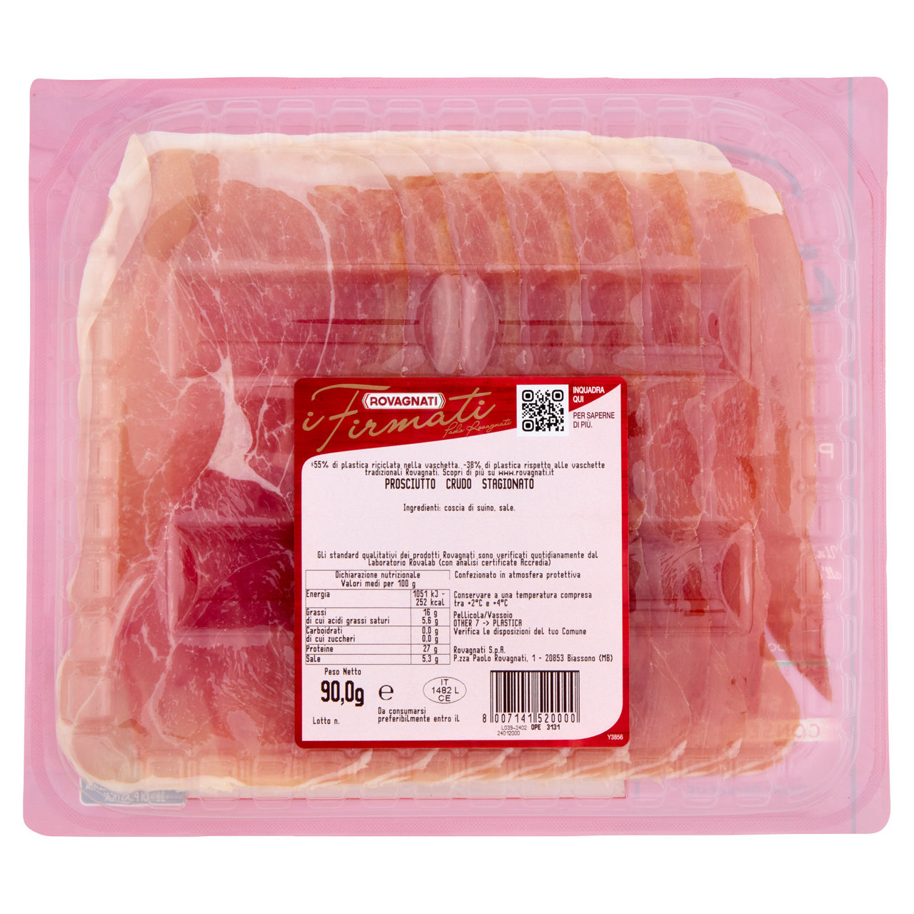 Prosciutto crudo stagionato 90 gr - Immagine 41