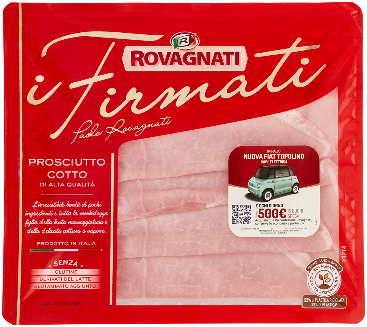 Prosciutto cotto i firmati rovagnati g 100