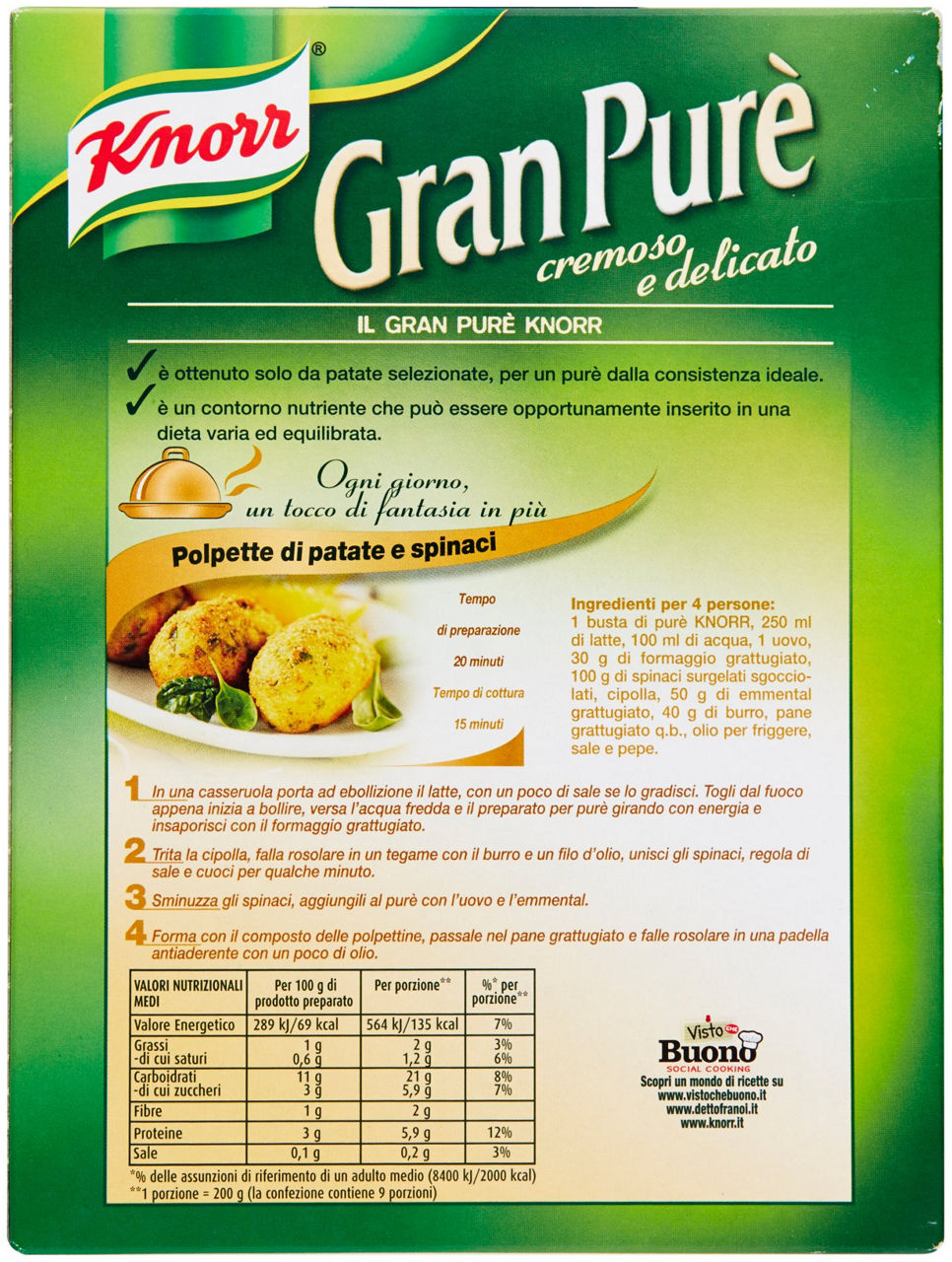PURE' KNORR  SCATOLA  PZ 3 G 225 - 2