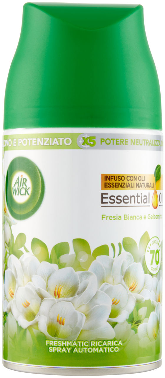 Ricarica per deodorante per ambiente automatico fresia e gelsomino 250 ml