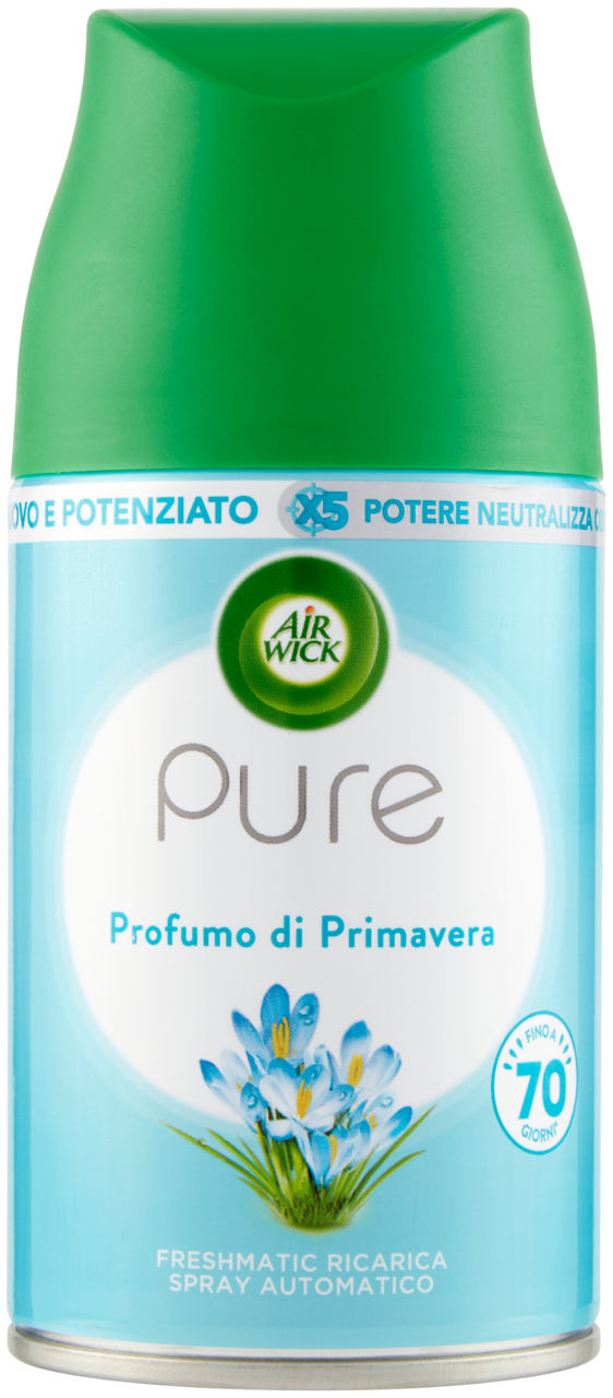 Deodorante ambienti airwick freshmatic ricarica pure primavera ml250