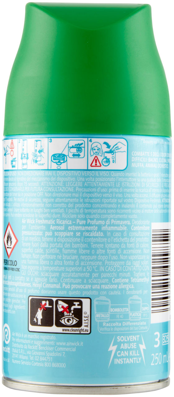 DEODORANTE AMBIENTI AIRWICK FRESHMATIC RICARICA PURE PRIMAVERA ML250 - Immagine 21