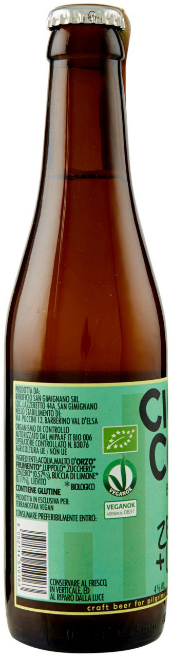 BIRRA BIO ZENZERO-LIMONE 33CL - Immagine 11