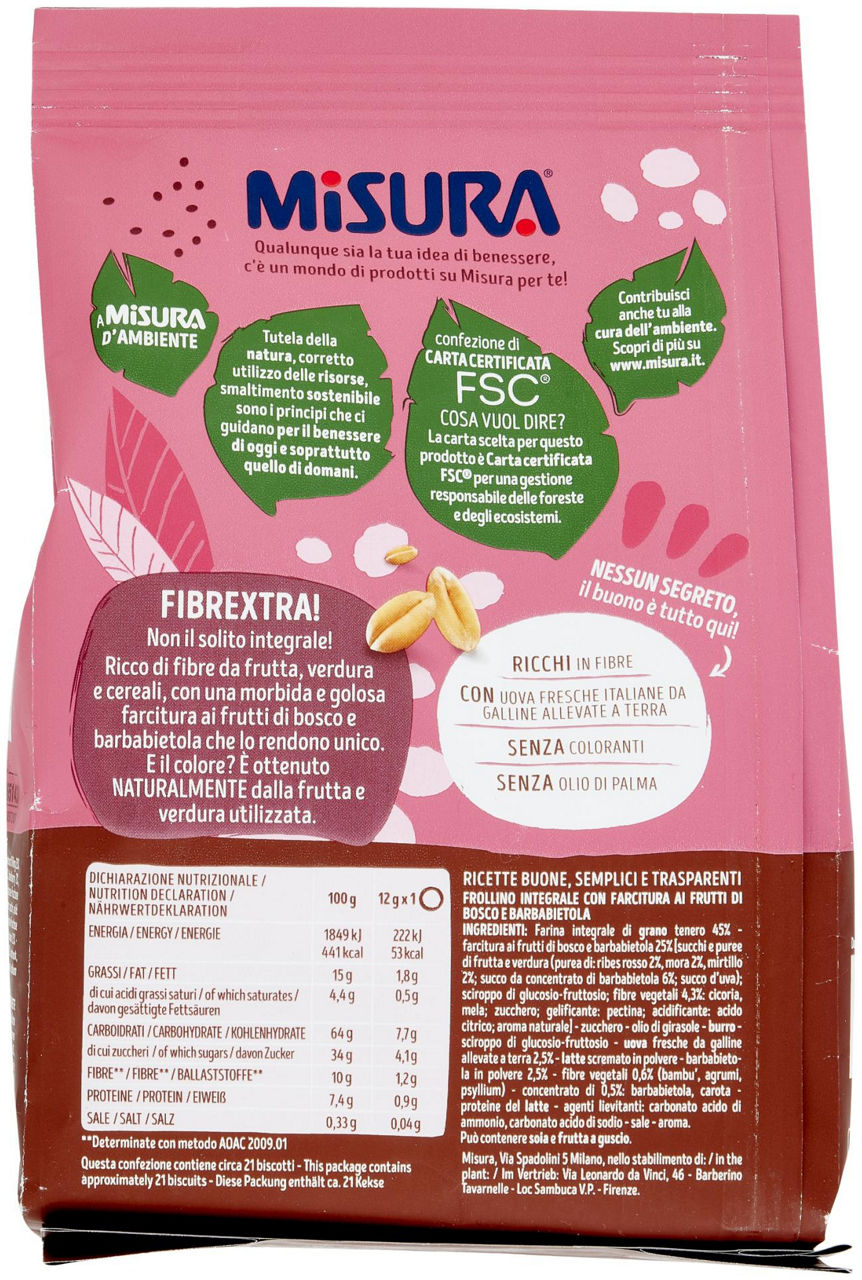 Biscotti frollini ripieni frutti di bosco e barbabietola 260 gr - Immagine 21