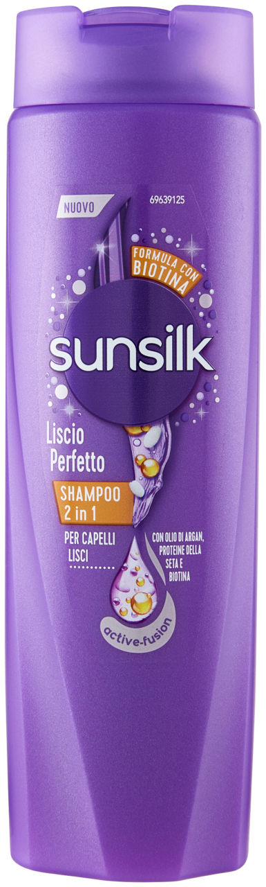 Shampoo sunsilk liscio perfetto 2in1 ml 250