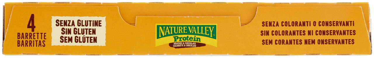 BARRETTE NATURE VALLEY PROTEIN ARACHIDI E DARK CHOCOLATE 4X40GR - Immagine 91