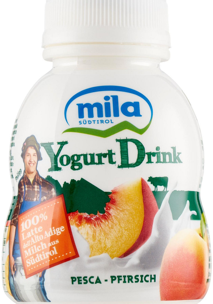 Yogurt drink mila pesca btg 200 g