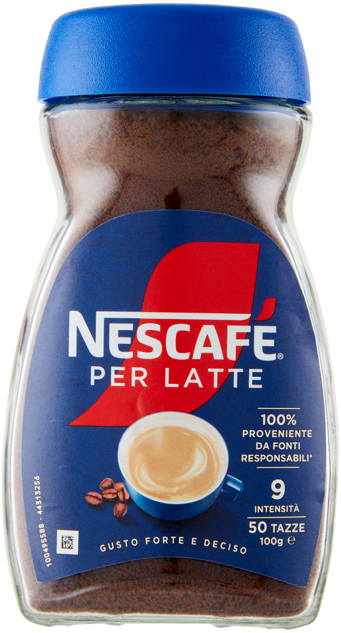Caffe' nescafe' caffelatte solubile barattolo gr.100