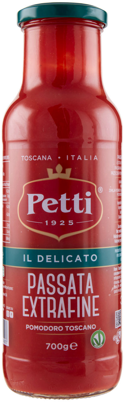 PASSATA CLASSICA  EXTRA FINE IL DELICATO PETTI BOTTIGLIA GR.700 - Immagine 21