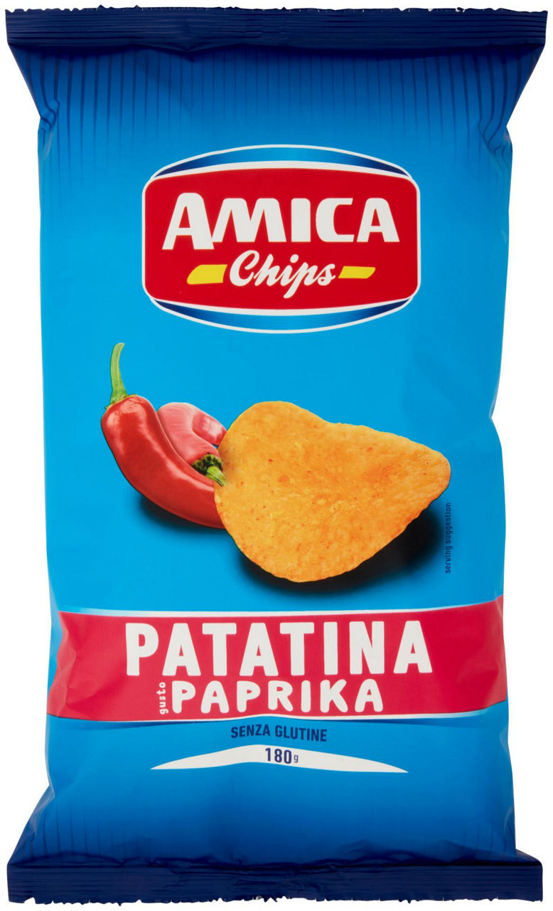 Patatine paprika amica chips sacchetto gr.180