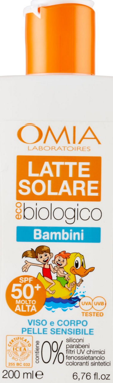 LATTE SOLARE SPF50+ BABY OMIA LABORATOIRES ML. 200 - 0