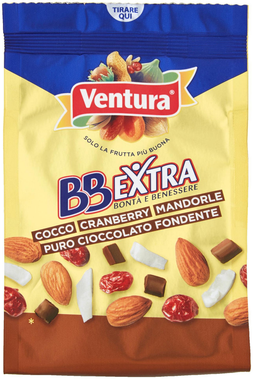 BBExtra Cocco/Cranberry/Mandorle/Puro cioccolato fondente 150 g - 0