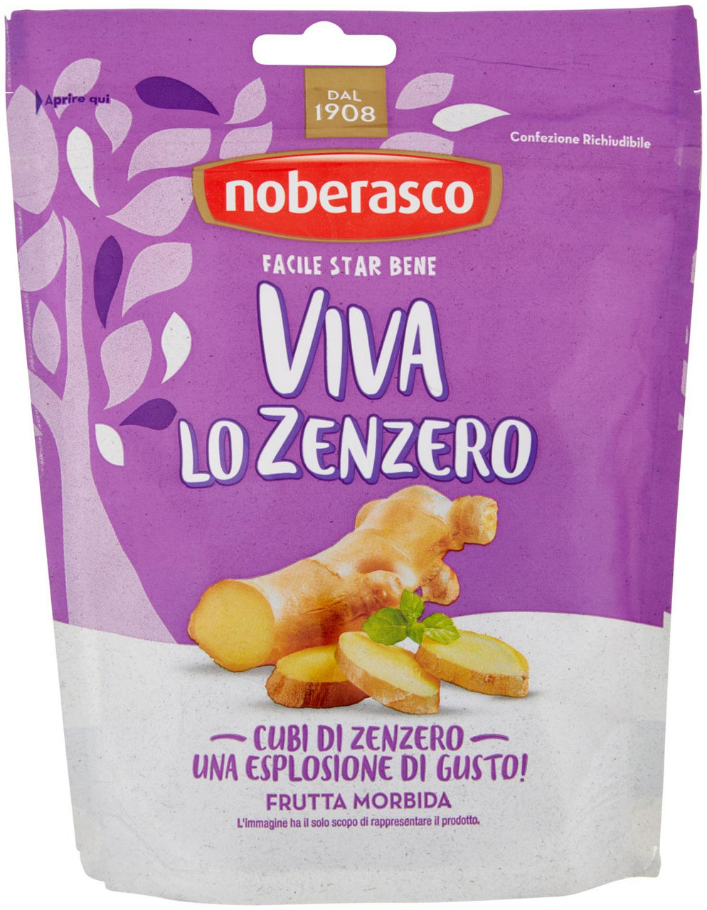 Zenzero disidratato zuccherato 200 gr - Immagine 01