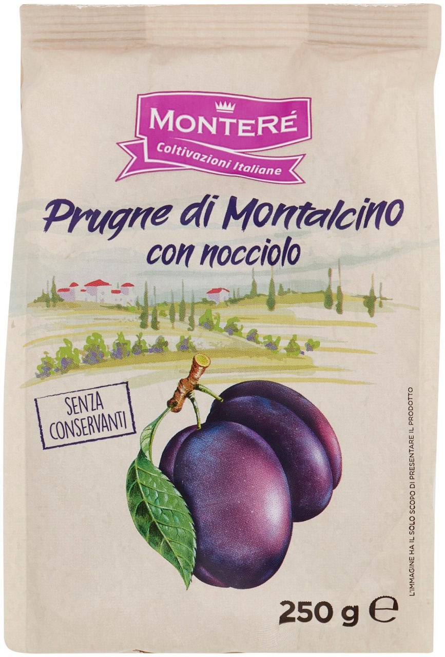 Prugne di montalcino con nocciolo 250 gr