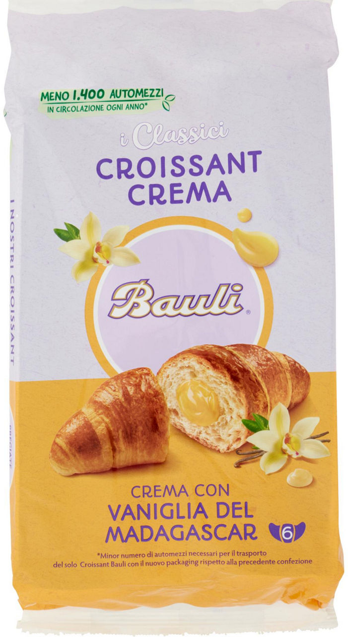 Croissant i Classici alla Crema Pasticcera 6x50 g - 0