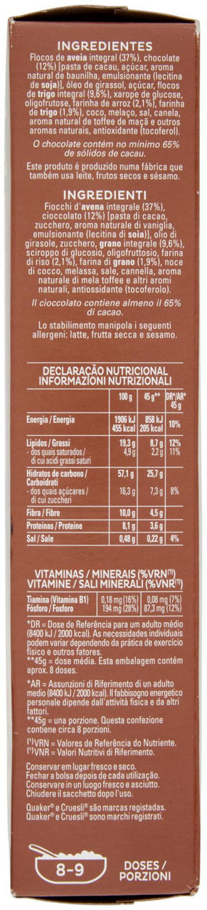 CRUESLI CIOCCOLATO QUAKER G 375 - 3