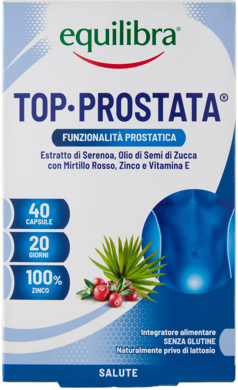 Int.dietetico top prostata equilibra scatola  40 perle gr. 30,2