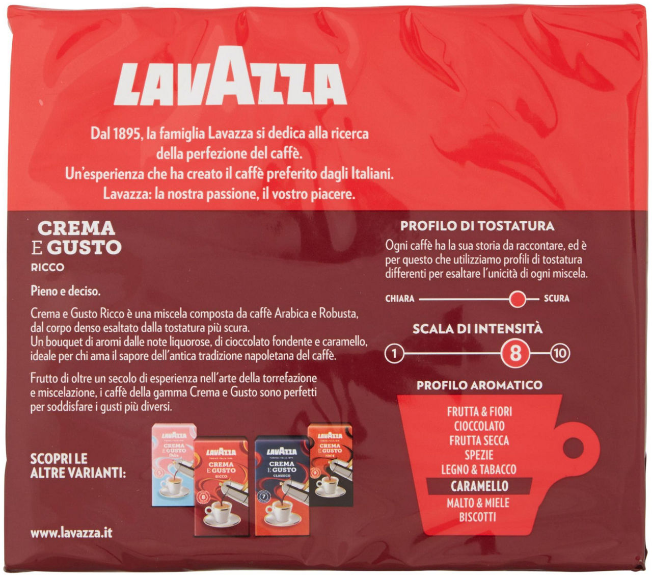 CAFFE' LAVAZZA GUSTO RICCO MACINATO INC. GR.250X2 - 2