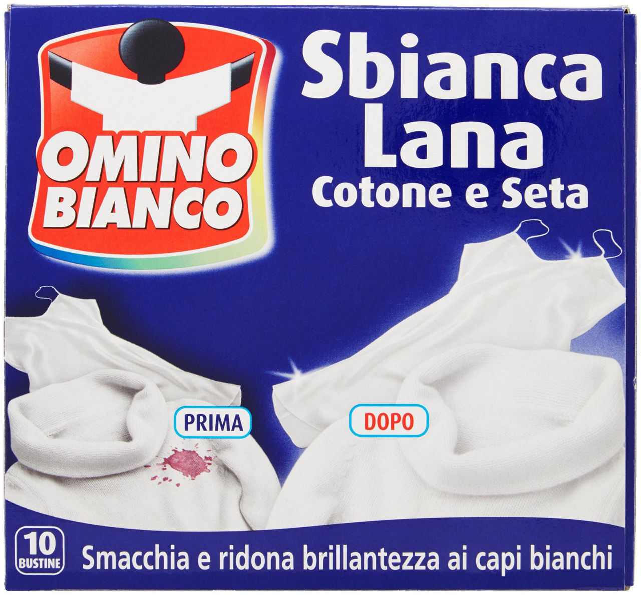 SBIANCANTE OMINO BIANCO SBIANCALANA 10 BUSTE  SCATOLA GR 200 - 0