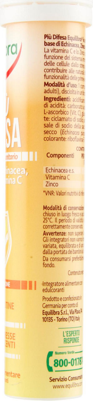 INTEGRATORE DIETETICO PIÙ DIFESA EQUILIBRA 20CPR G 90 - Immagine 31