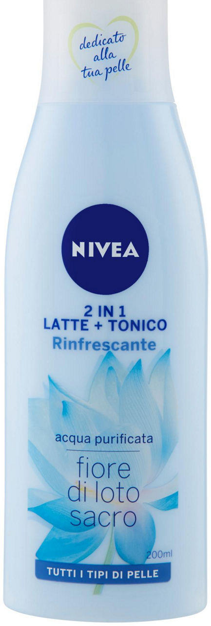 Latte detergente+tonico 2in1 nivea ml 200
