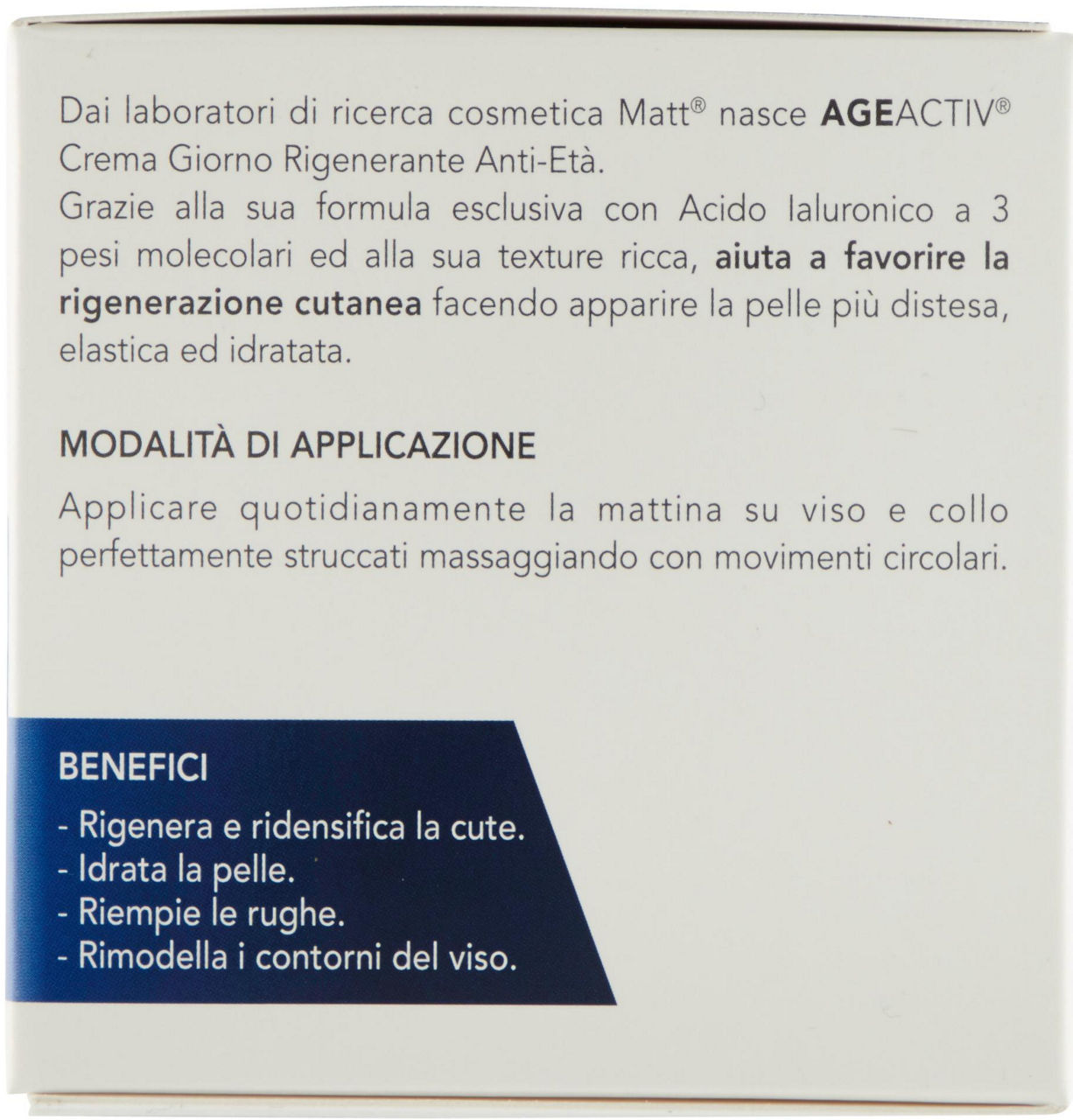 CREMA RIGENERANTE ANTI-ETÀ GIORNO MATT AGE ACTIV ML.50 - 3
