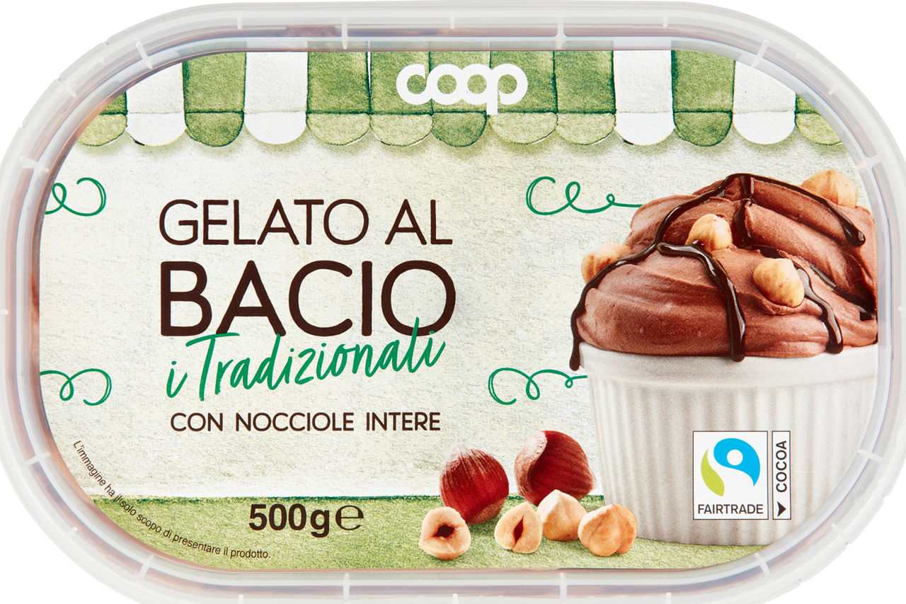 GELATO BACIO COOP VASCHETTA G 500 - 1