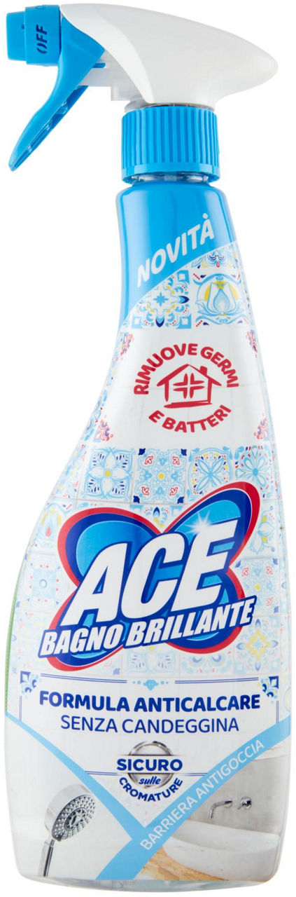 Detergente ace spray bagno brillante ml 500