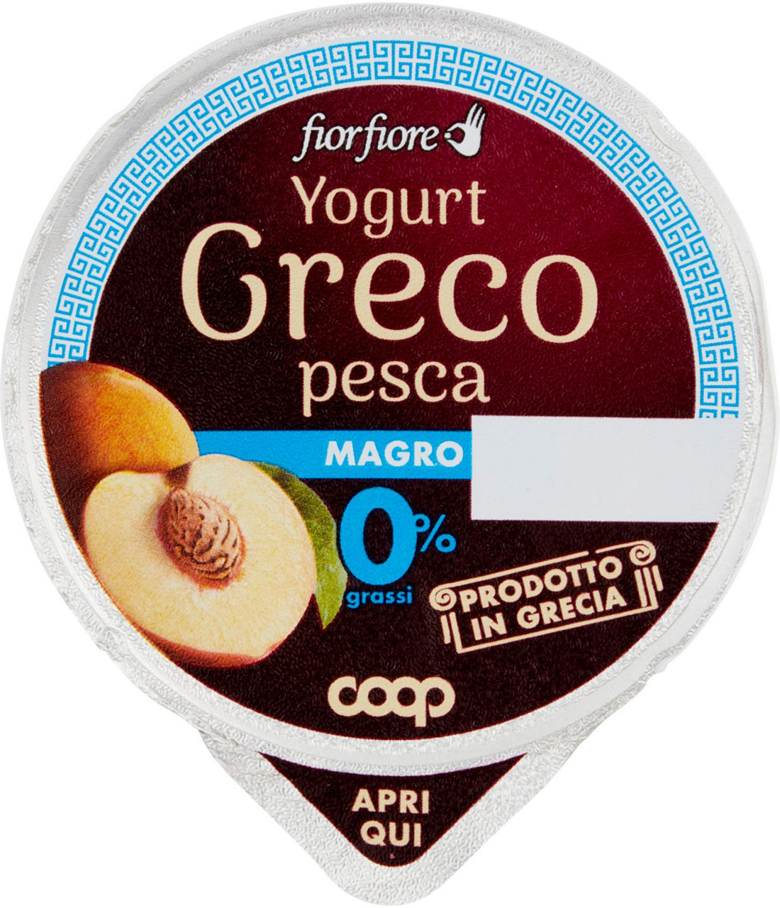 YOGURT GRECO MAGRO PESCA FIOR FIORE COOP G 170 - 4