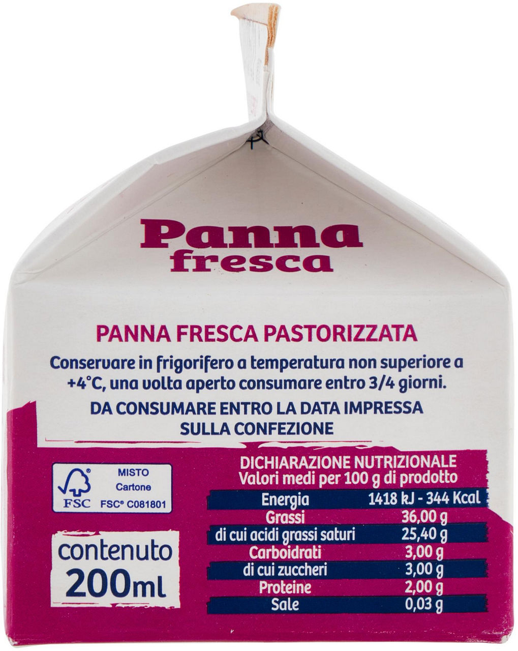 PANNA FRESCA MAREMMA 200 ML - 1