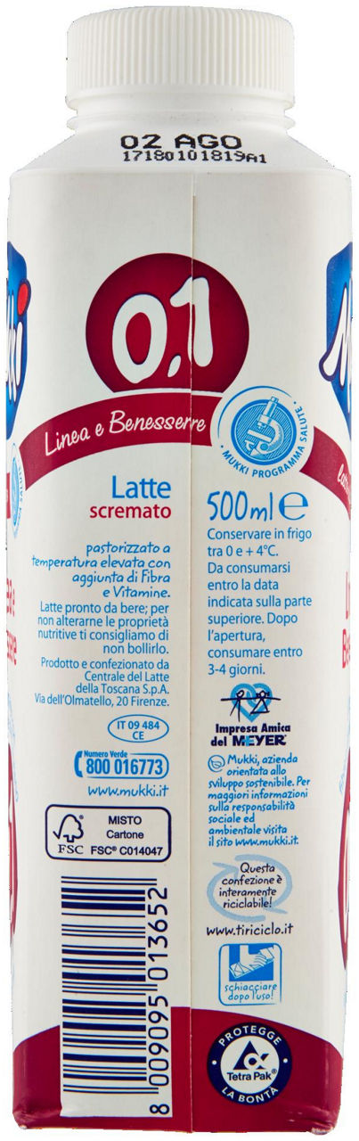 LATTE LINEA E BENESSERE 500 ML - 1