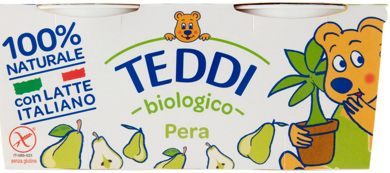 YOGURT TEDDI BIO FATT SCALDASOLE PERA 2X115 G - 0