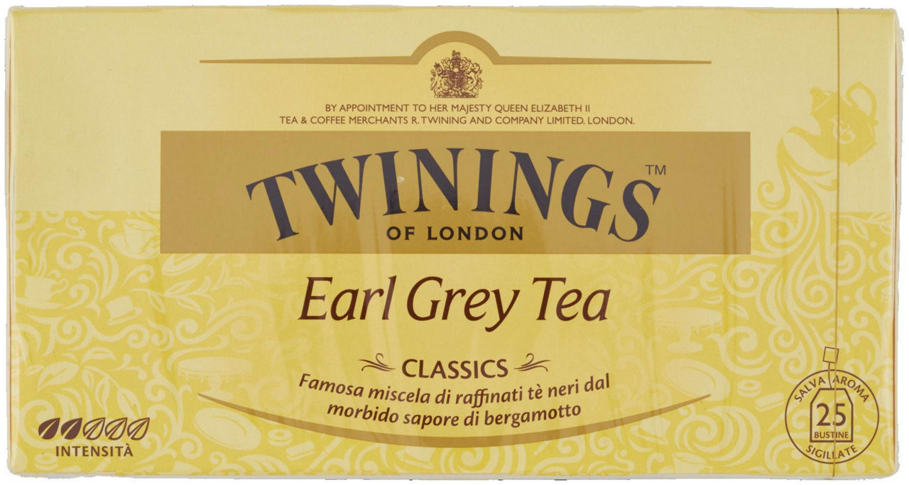 TEA TWININGS EARL GREY SCATOLA 25 FILTRI GR.50 - 2