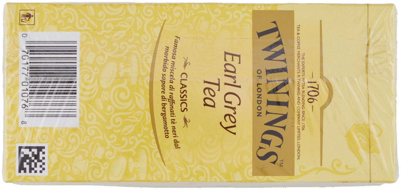 TEA TWININGS EARL GREY SCATOLA 25 FILTRI GR.50 - 5