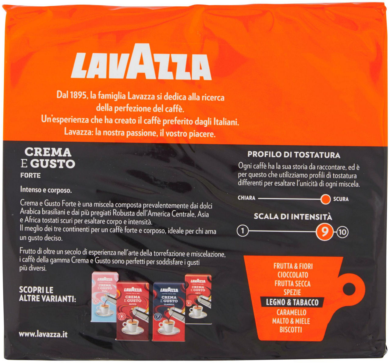 CAFFE' LAVAZZA CREMA & GUSTO FORTE MAC.GR.250X2 - 2
