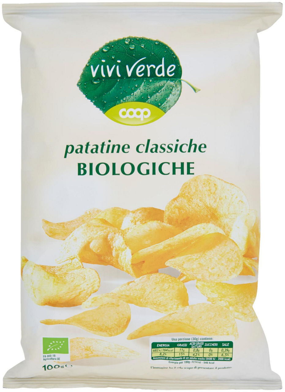 patatine classiche Biologiche Vivi Verde 100 g - 0