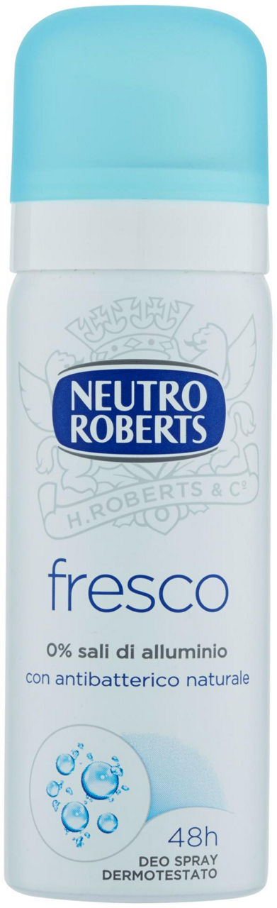 Deodorante neutro roberts fresco blu mini ml.50