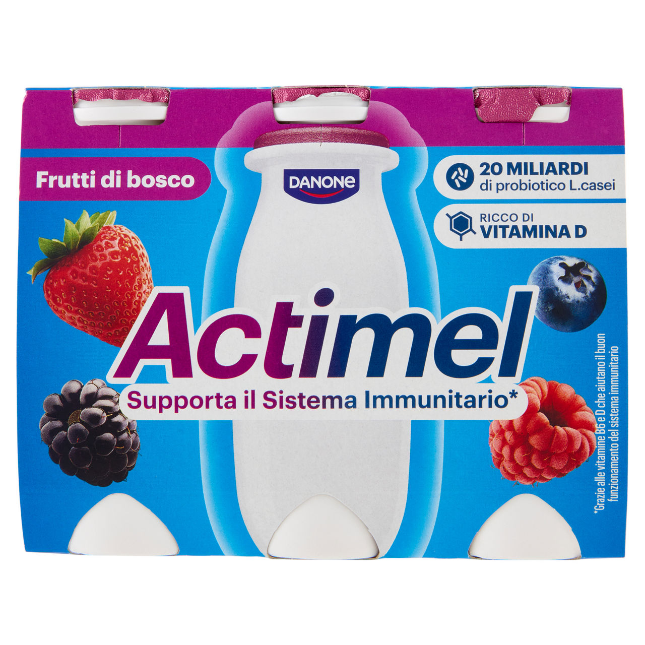 Probiotico da bere ai frutti di bosco 6 pz da 100 gr