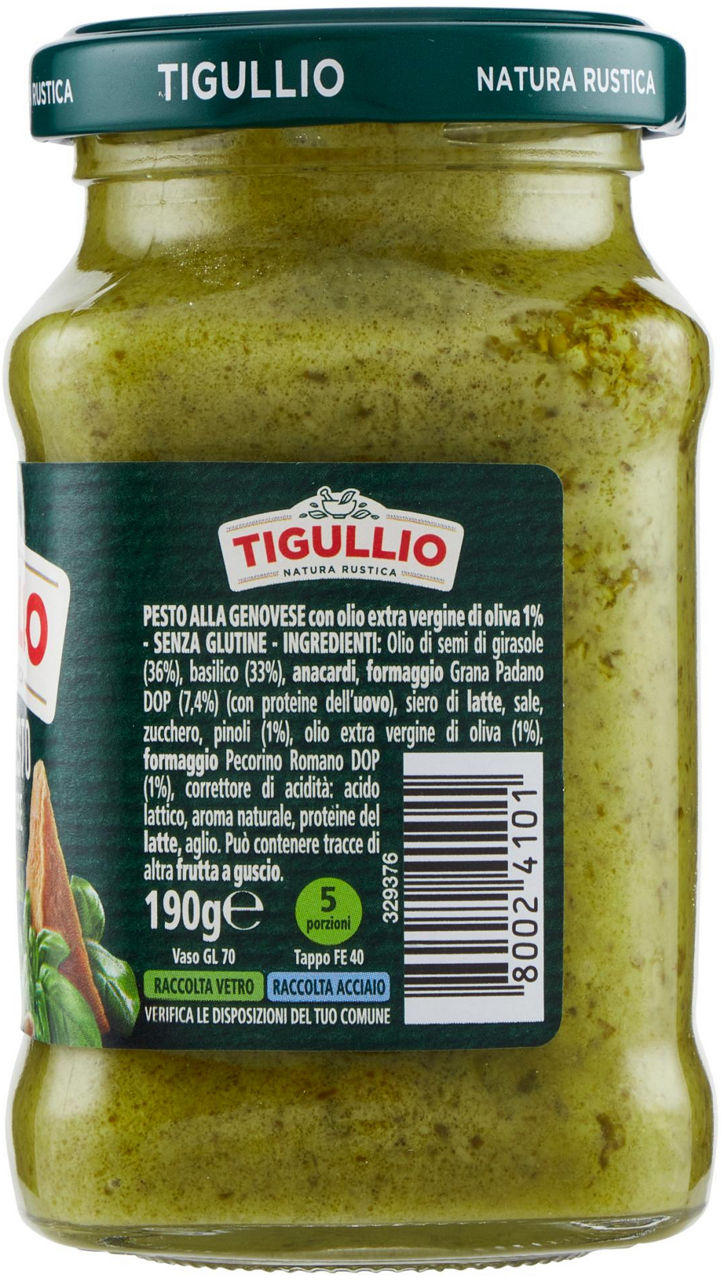 GRAN PESTO TIGULLIO GENOVESE STAR VASO VETRO G 190 - Immagine 31